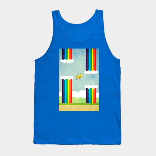 Flappy Unicorn Tank Top by Thatssounicorny